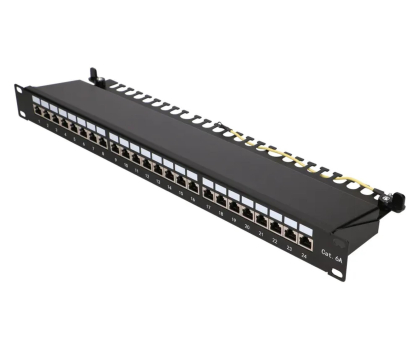 Akcesorium do szafy RACK ExtraLink CAT6A STP Patchpanel 24 porty
